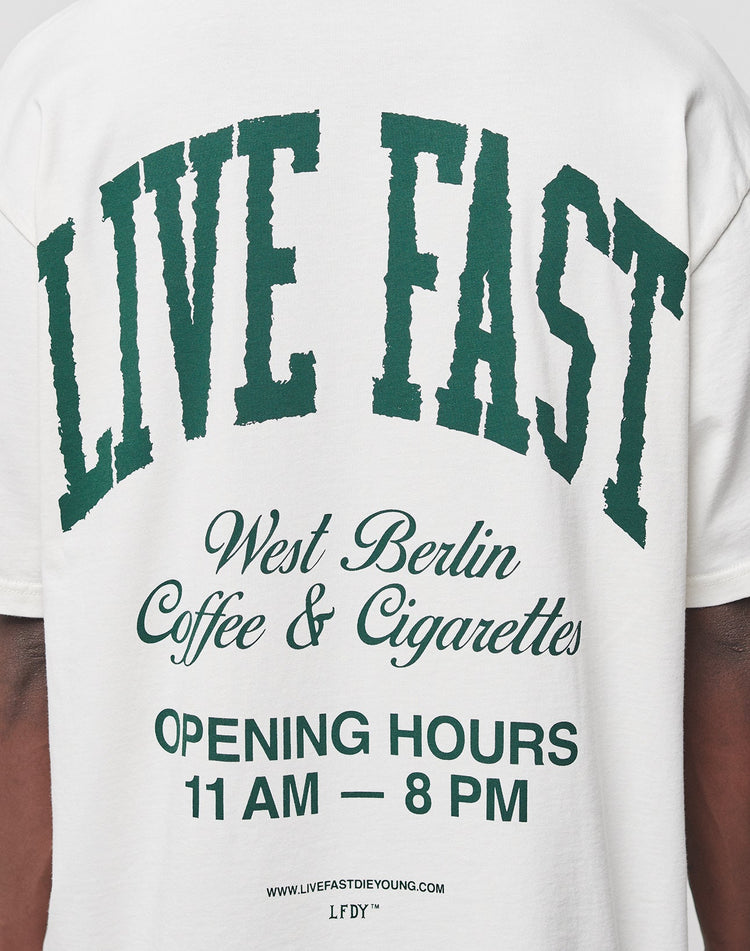 Live Fast Coffee Tee