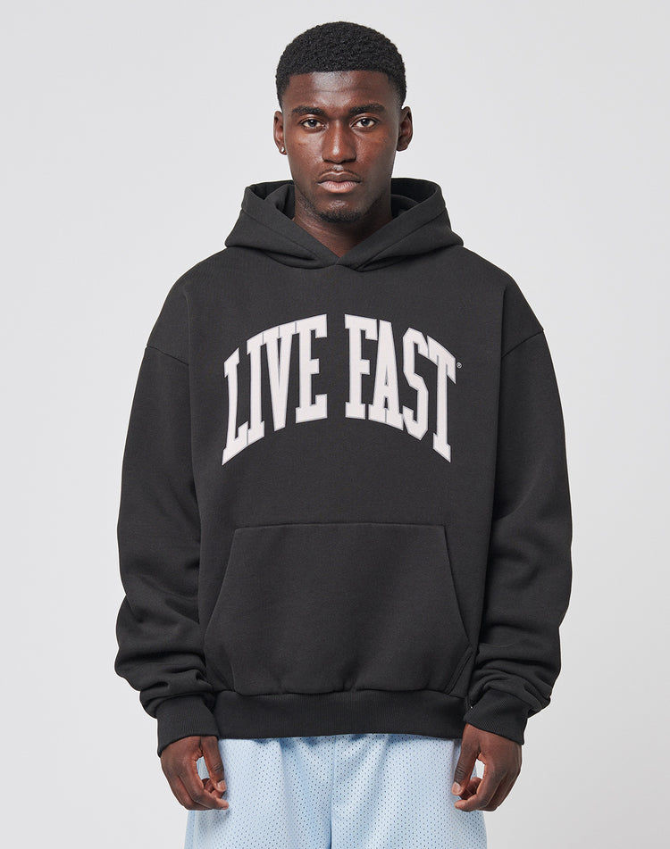 Live Fast College Hooded
