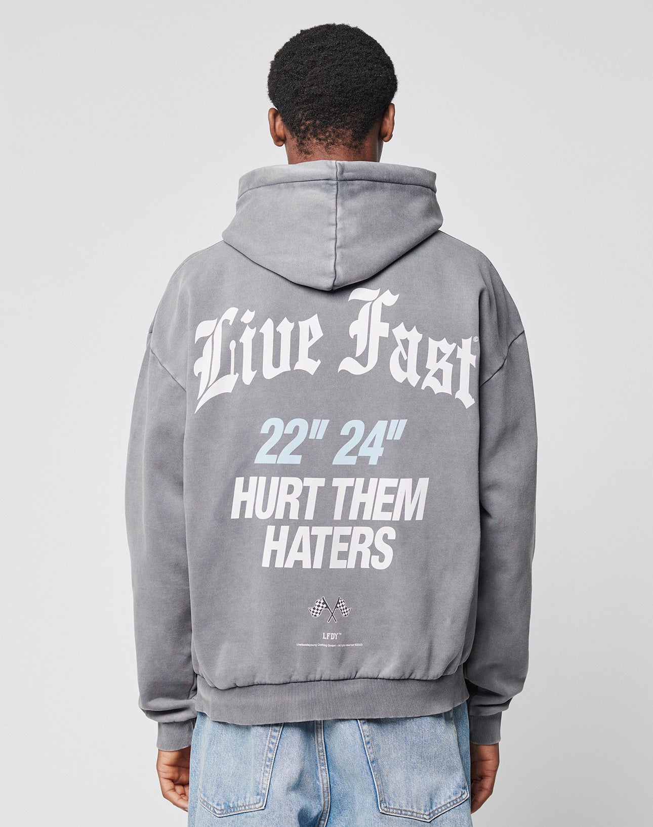 Hit And Run Pulli Live Fast Hit And Run Hoodie Schwarz Shop Online