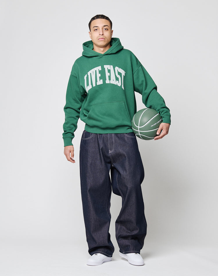 Live Fast College Hooded