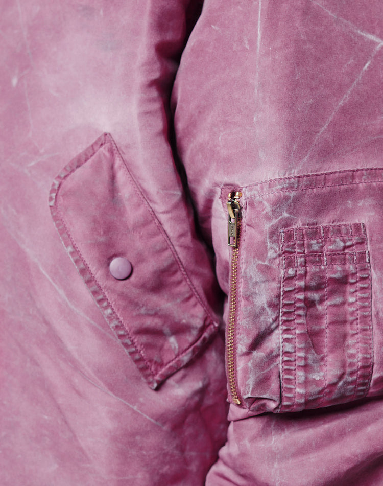 Washed Bomber Jacket
