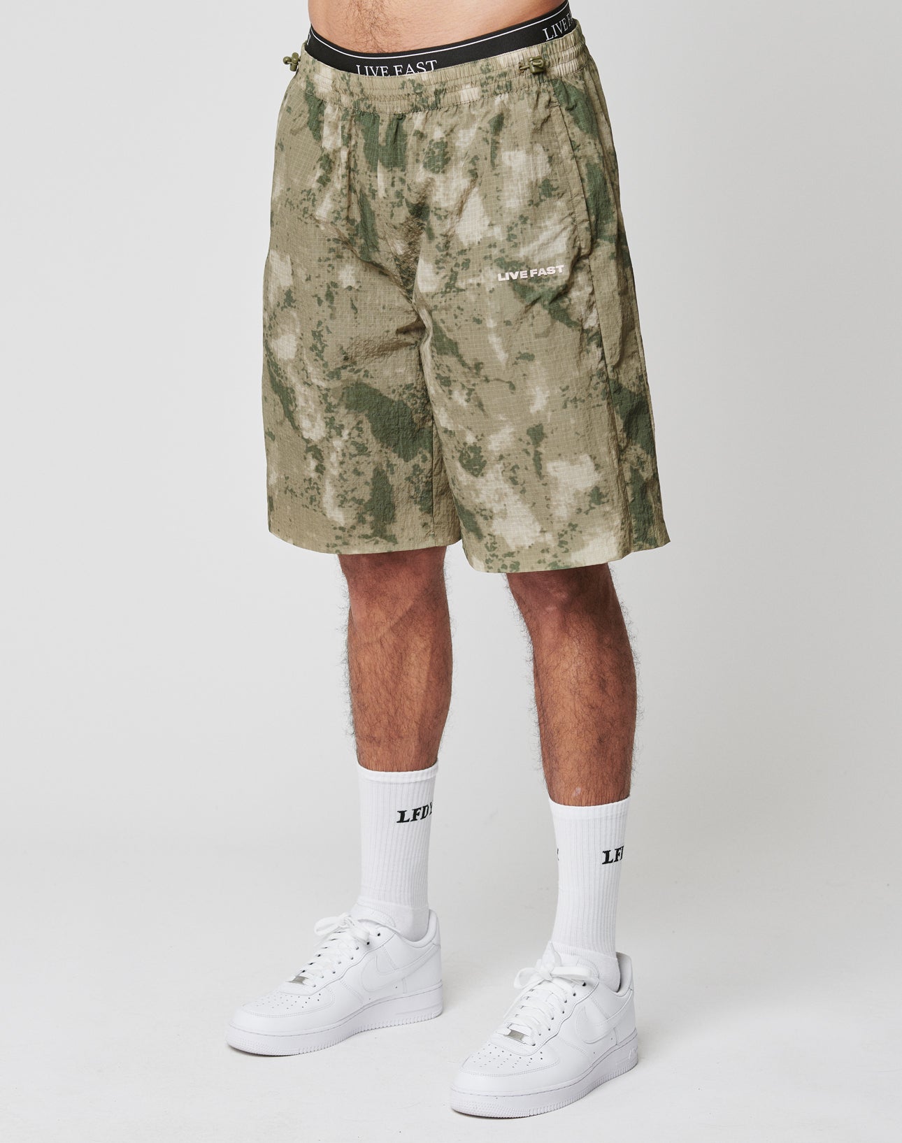 Live Fast Nylon Shorts Camo – Buy online now – LIVE FAST DIE YOUNG