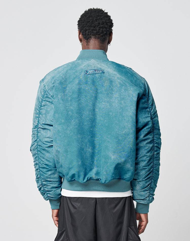 Washed Bomber Jacket