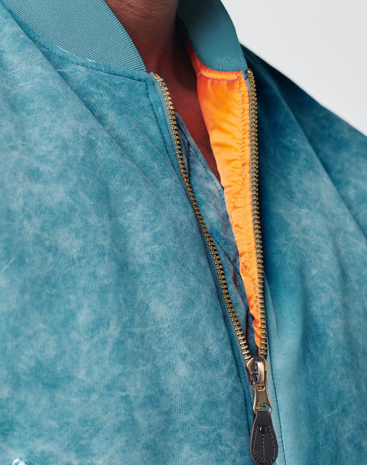 Washed Bomber Jacket