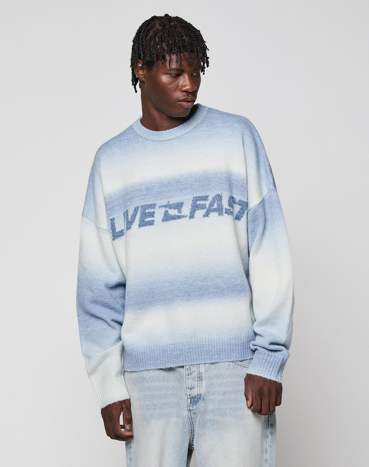LIVE FAST BOUCLE SWEATER