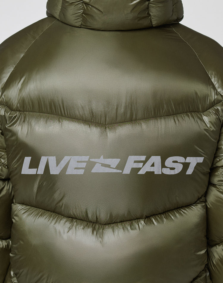 Live Fast Puffer Jacket