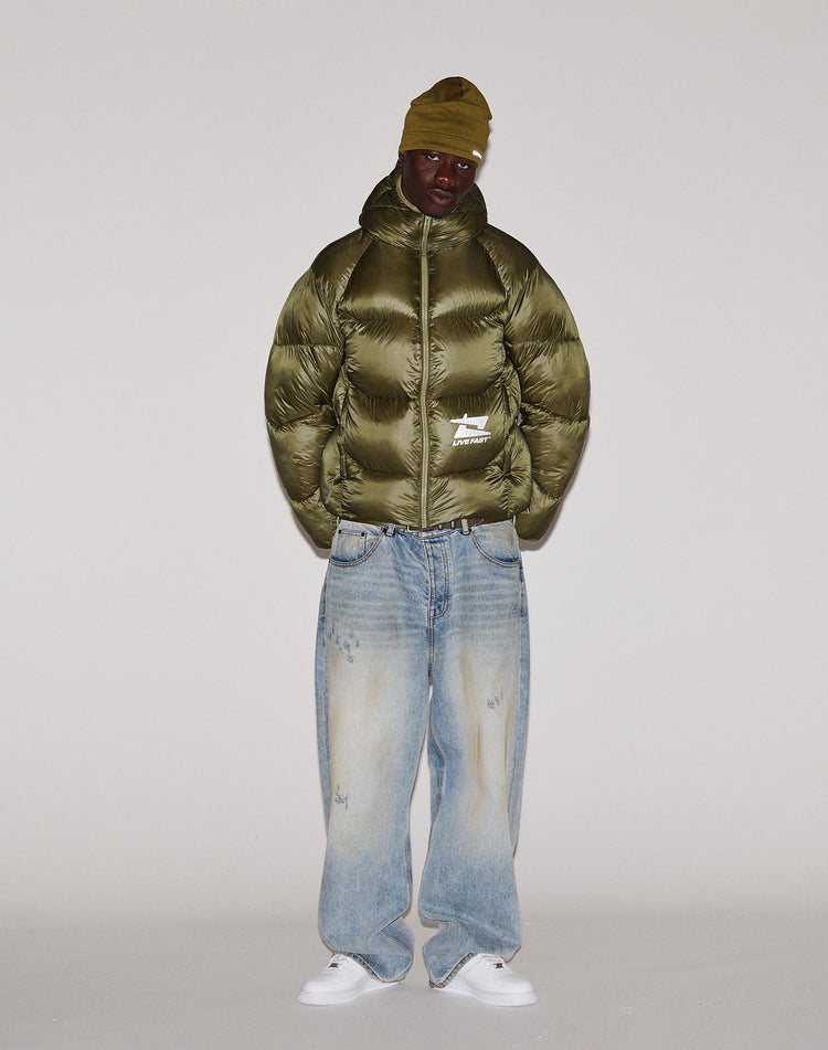 Live Fast Puffer Jacket