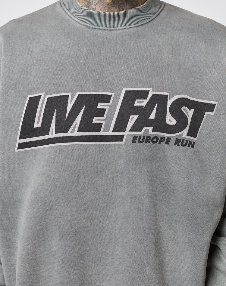 Live Fast Europe Run Sweater