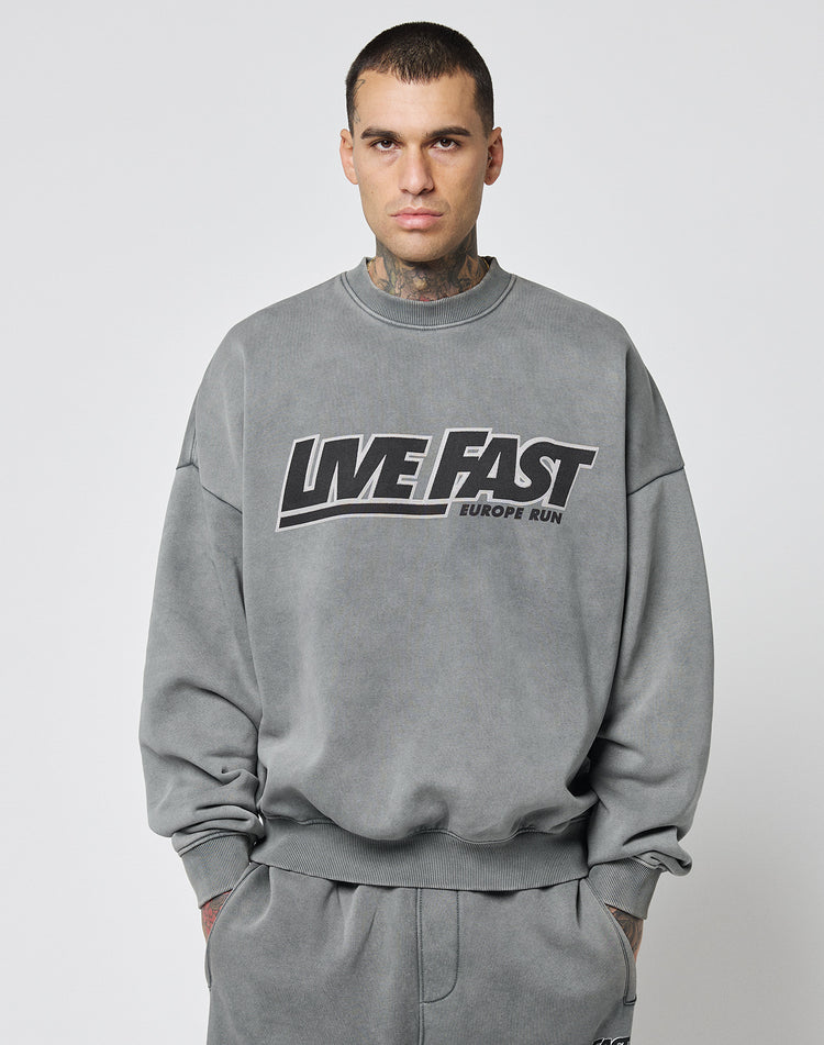 Live Fast Europe Run Sweater