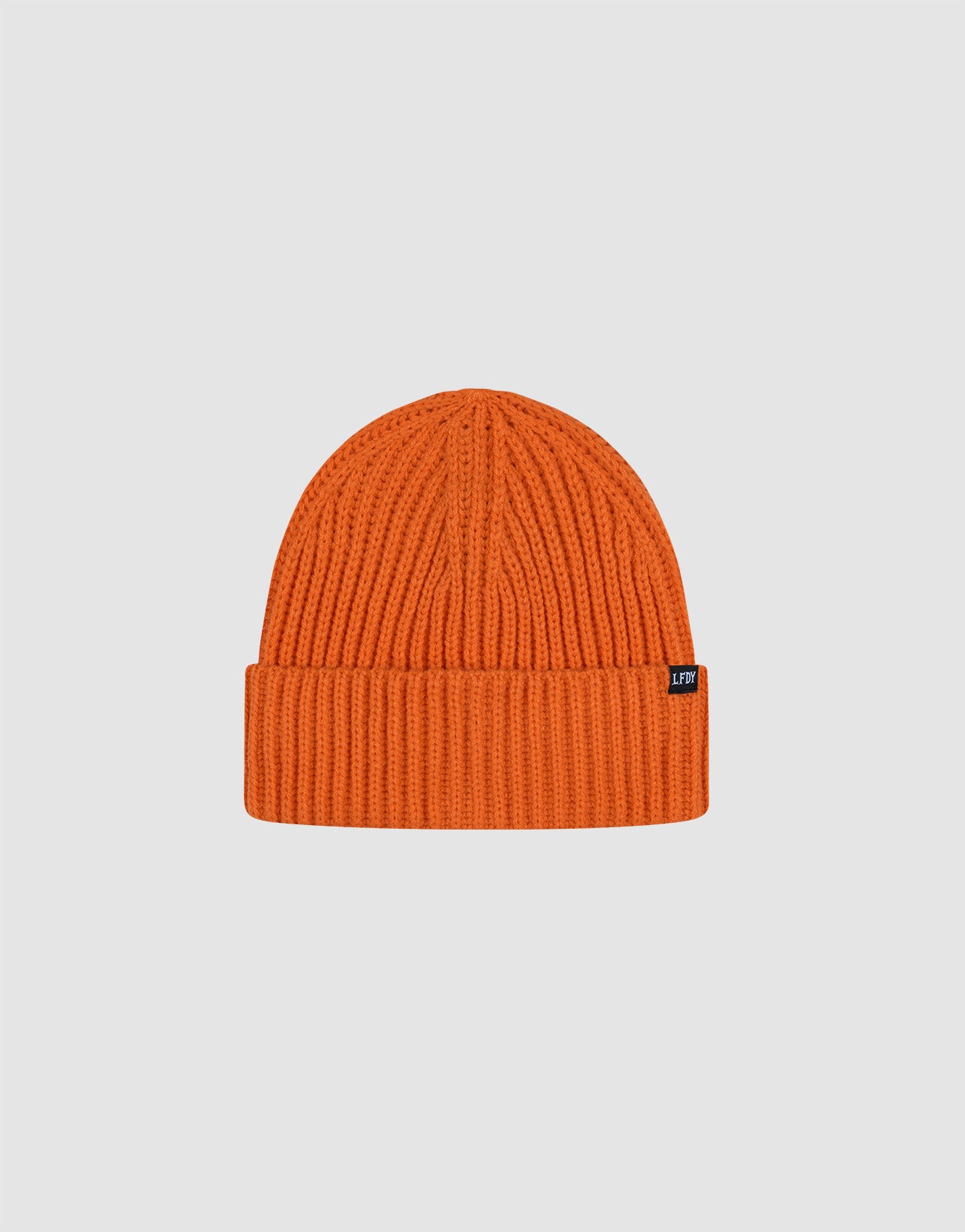 LFDY Rib Knit Beanie Orange – Buy online now – LIVE FAST DIE YOUNG