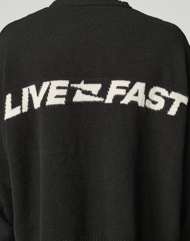 Live Fast Boucle Sweater