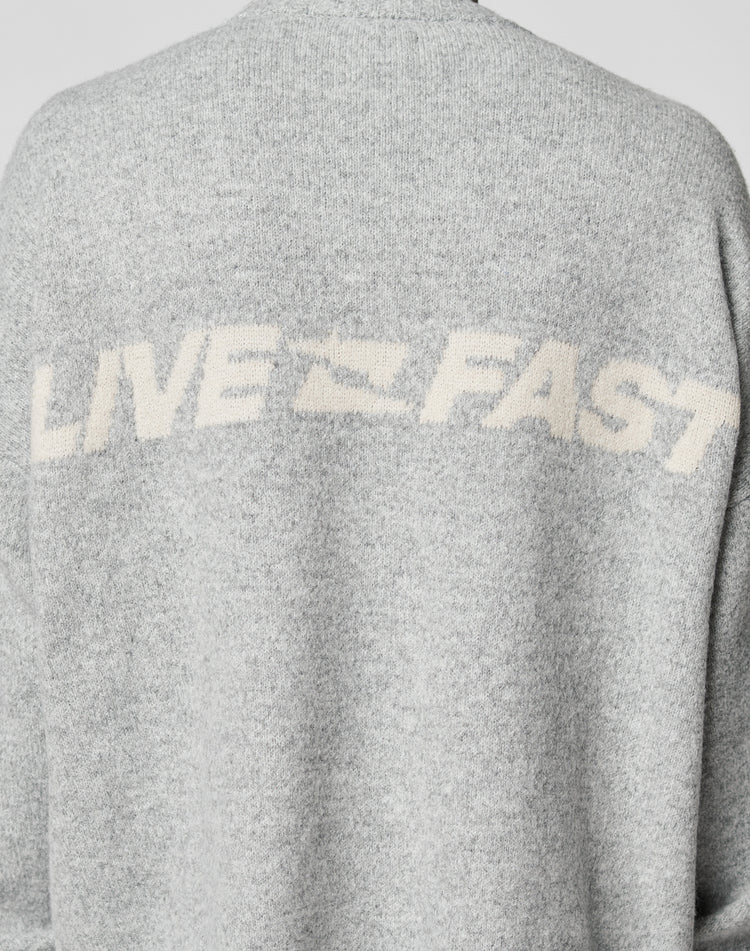 Live Fast Boucle Sweater