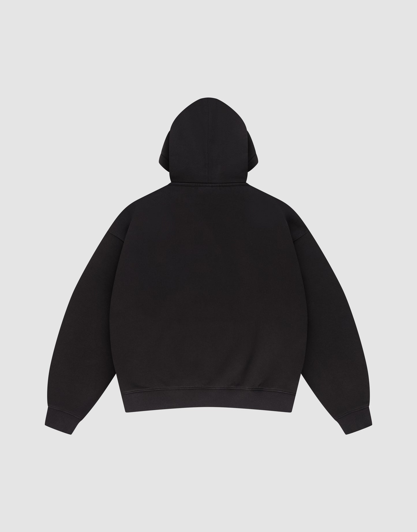 The LFDY Triple Racing Hooded sweatshirt by LIVE FAST DIE YOUNG is shown laid flat, photographed from the back against a light gray background.