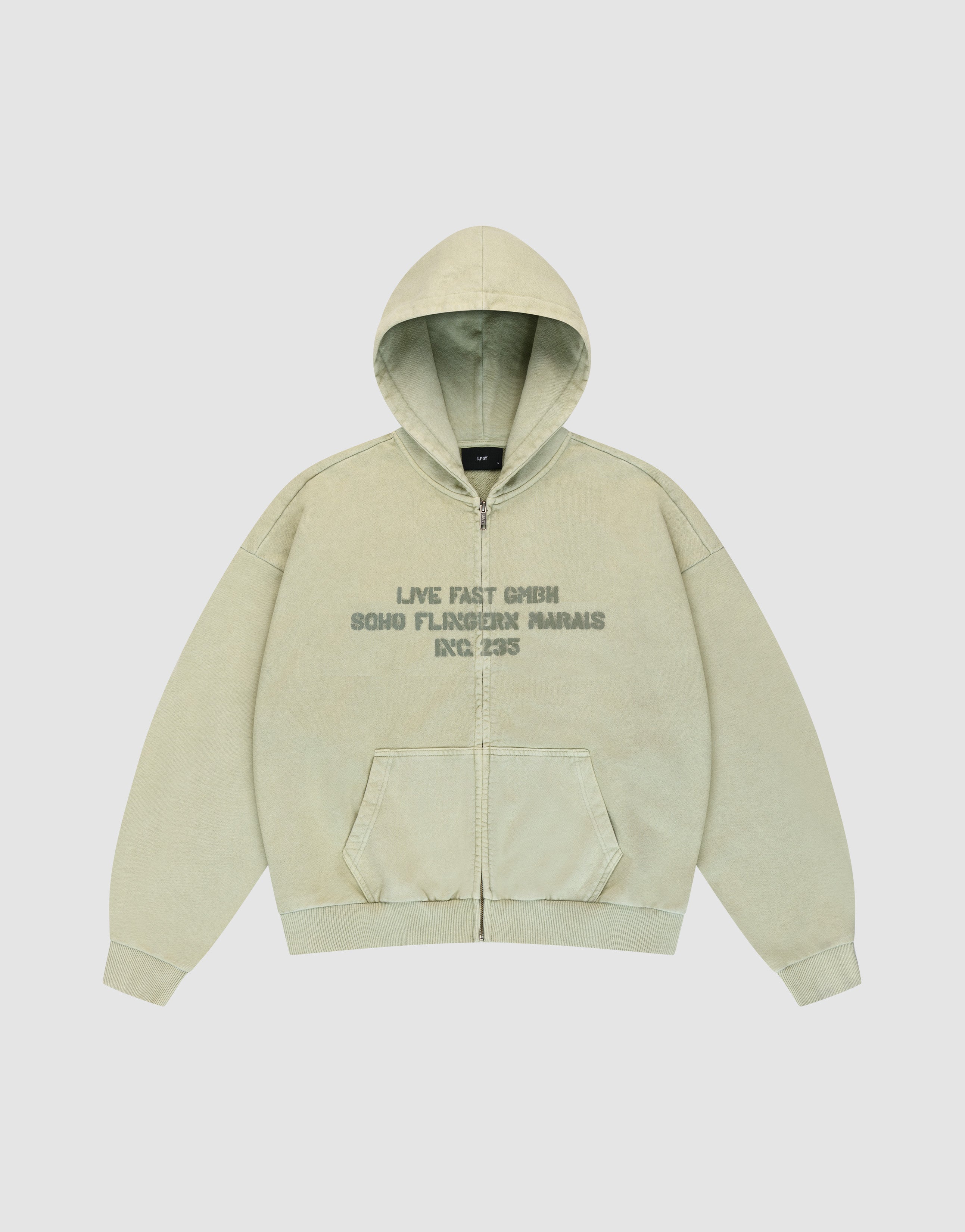LFDY District Hooded Zip – LIVE FAST DIE YOUNG