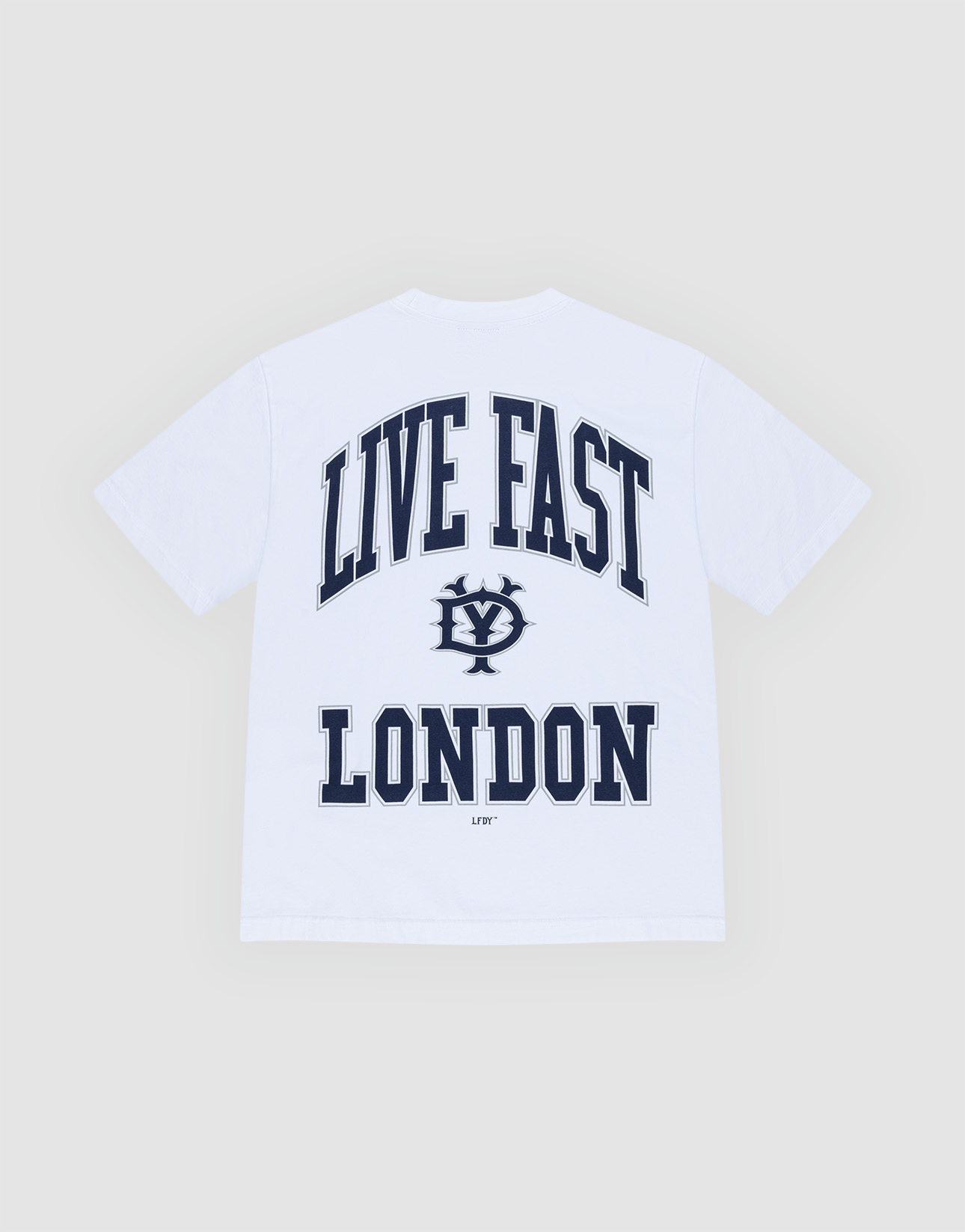 Live Fast London Tee Washed White – Buy online now – LIVE FAST DIE
