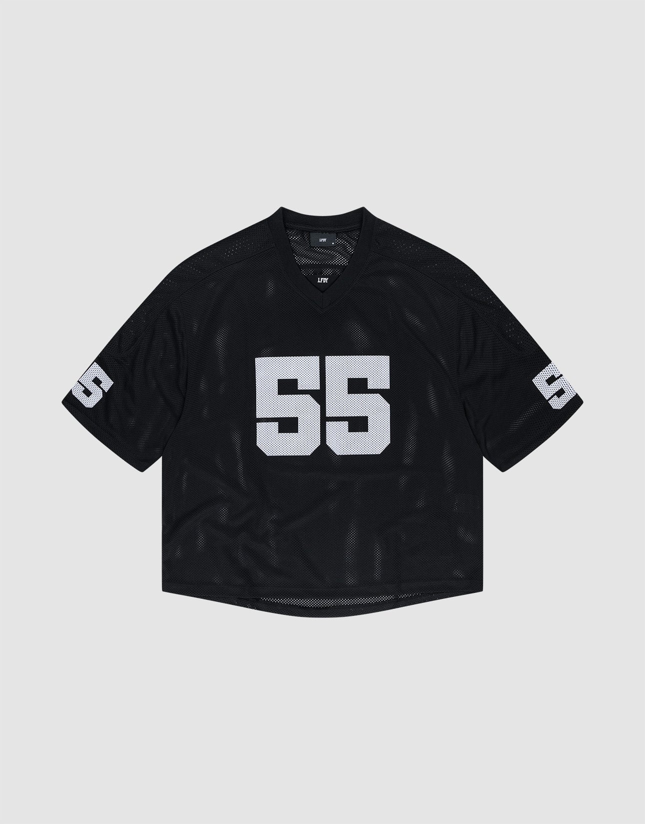 Black Mesh Jersey: Authentic Streetwear – LIVE FAST DIE YOUNG