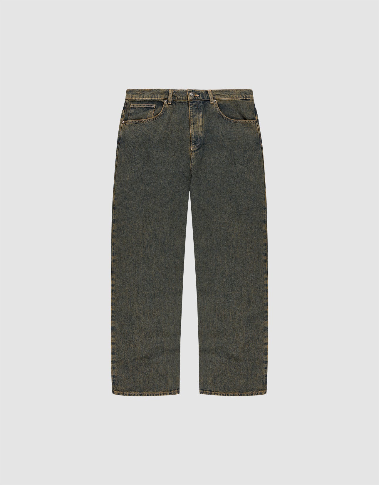 life is unfair オリーブデニム Baggy Denim Tinted Grün: Shop online now – LIVE FAST DIE YOUNG