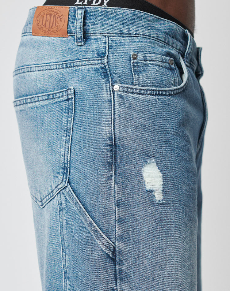 Oversize Ripped Denim