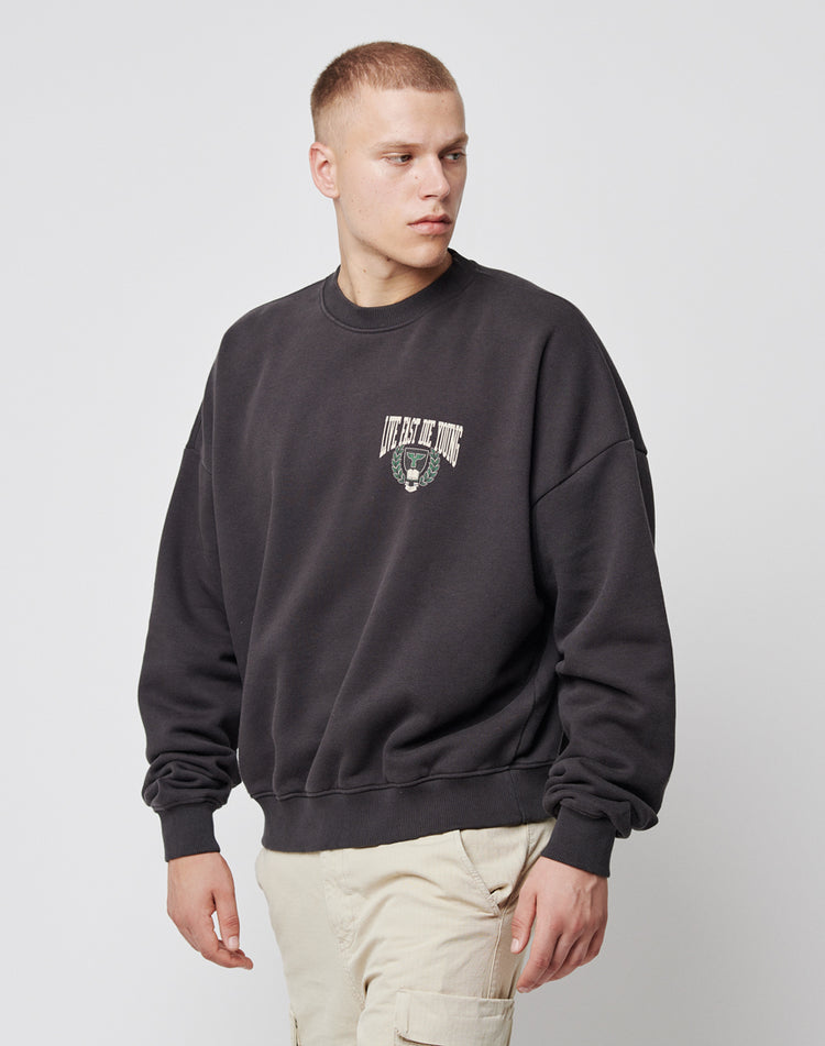 Live Fast Die Young Chest Sweater