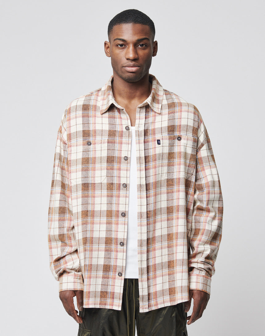 Hoodie Lfdy Flannel Grau LFDY Light Flannel Brown – Buy Online