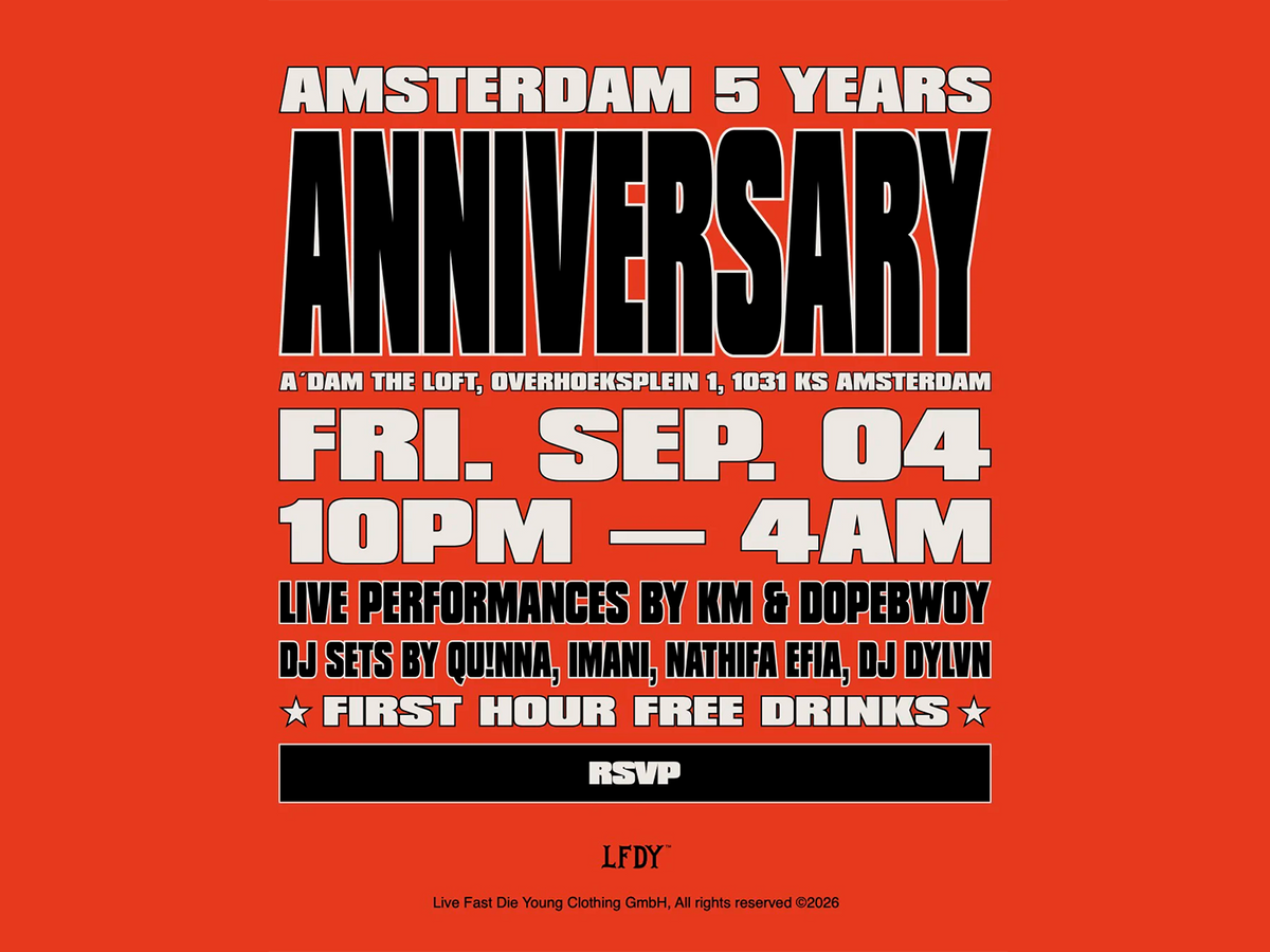 Amsterdam 5 Year Anniversary