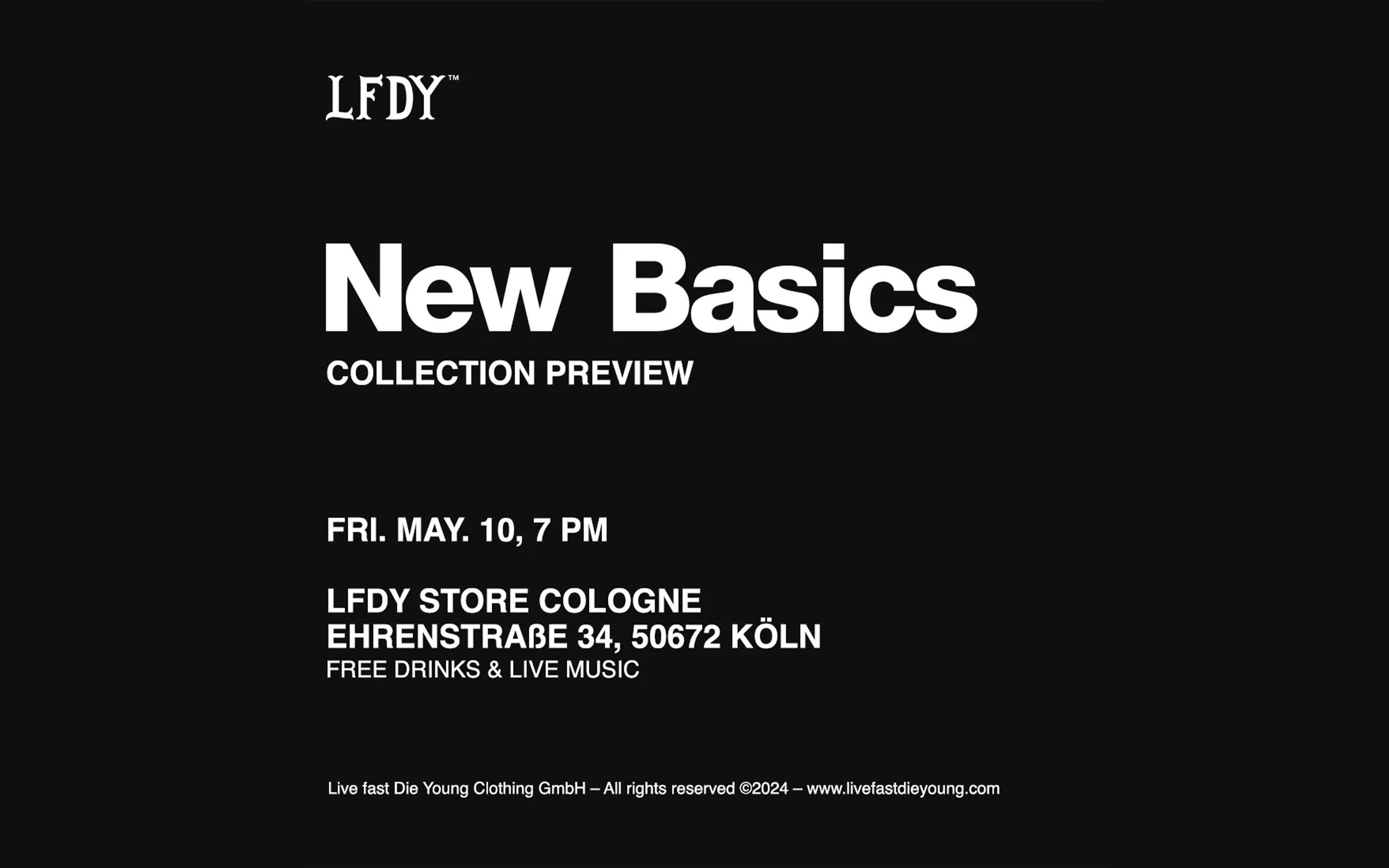 BASIC 5 STORE EVENT – LIVE FAST DIE YOUNG