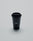 The LFDY Coffee Cup by LIVE FAST DIE YOUNG is a black double-walled to-go cup with a black plastic screw cap and LFDY in white on the front, shown against a plain light gray background.