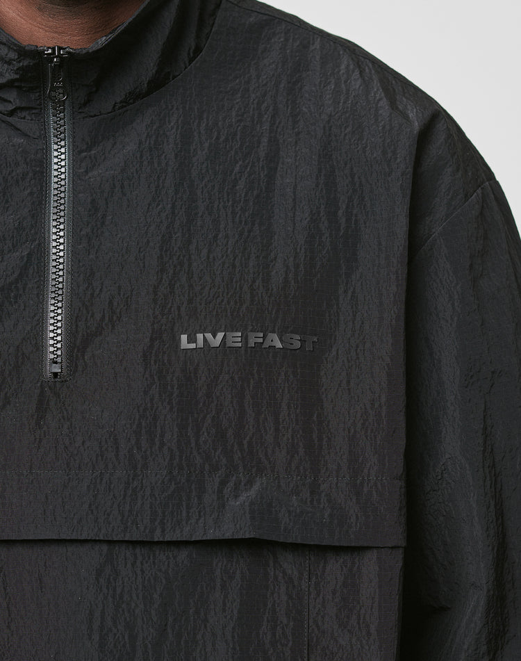 Live Fast Nylon Halfzip