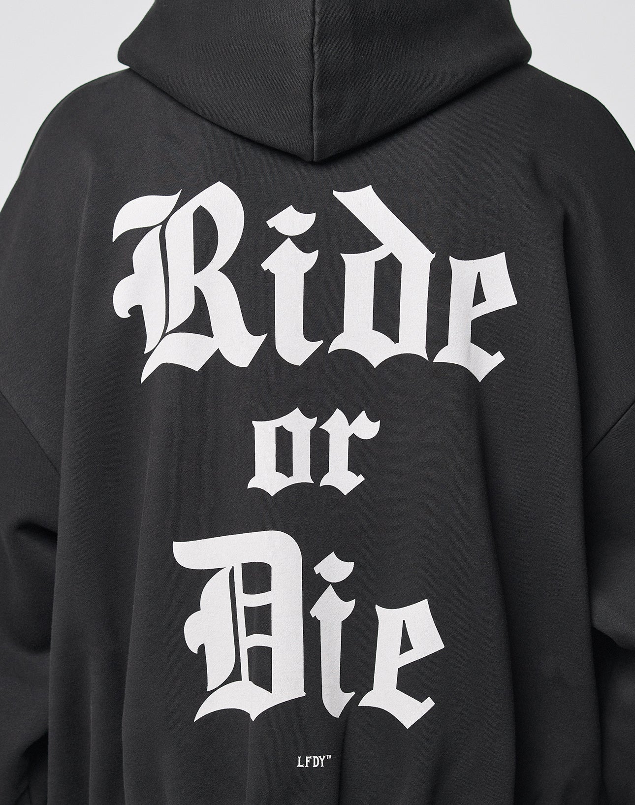 Lfdy Ride Ride Or Die Pulli LFDY Ride Or Die Hooded Zip Black