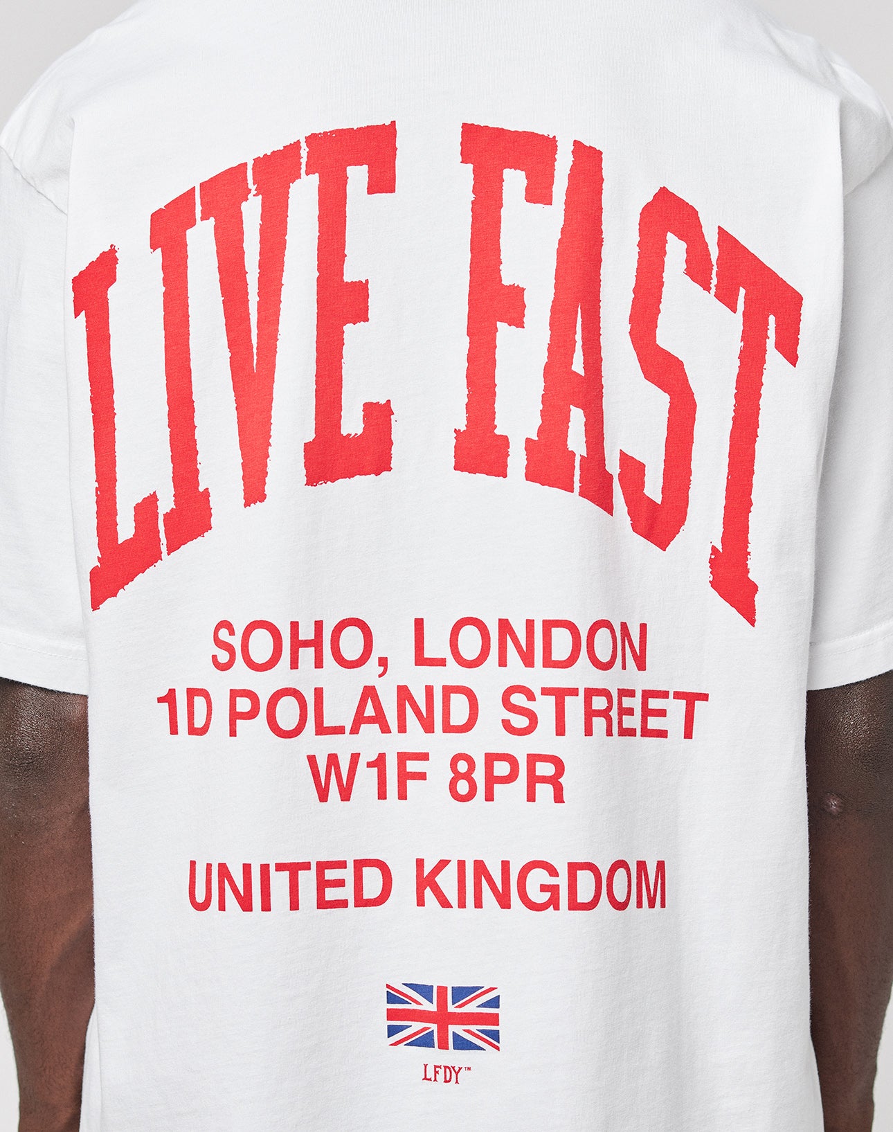 Live Fast London College Tee