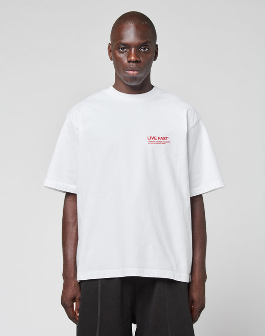 Live Fast London College Tee