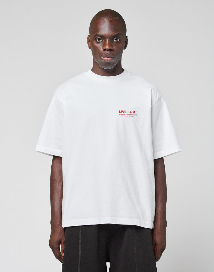 Live Fast London College Tee
