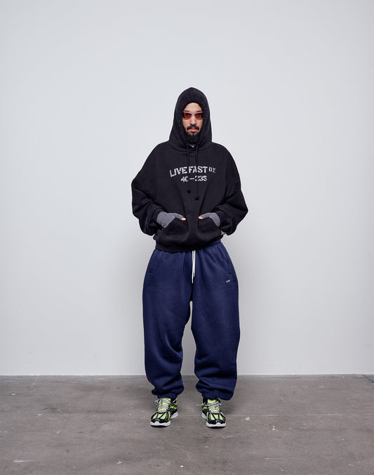 Live Fast Vintage Army Hooded