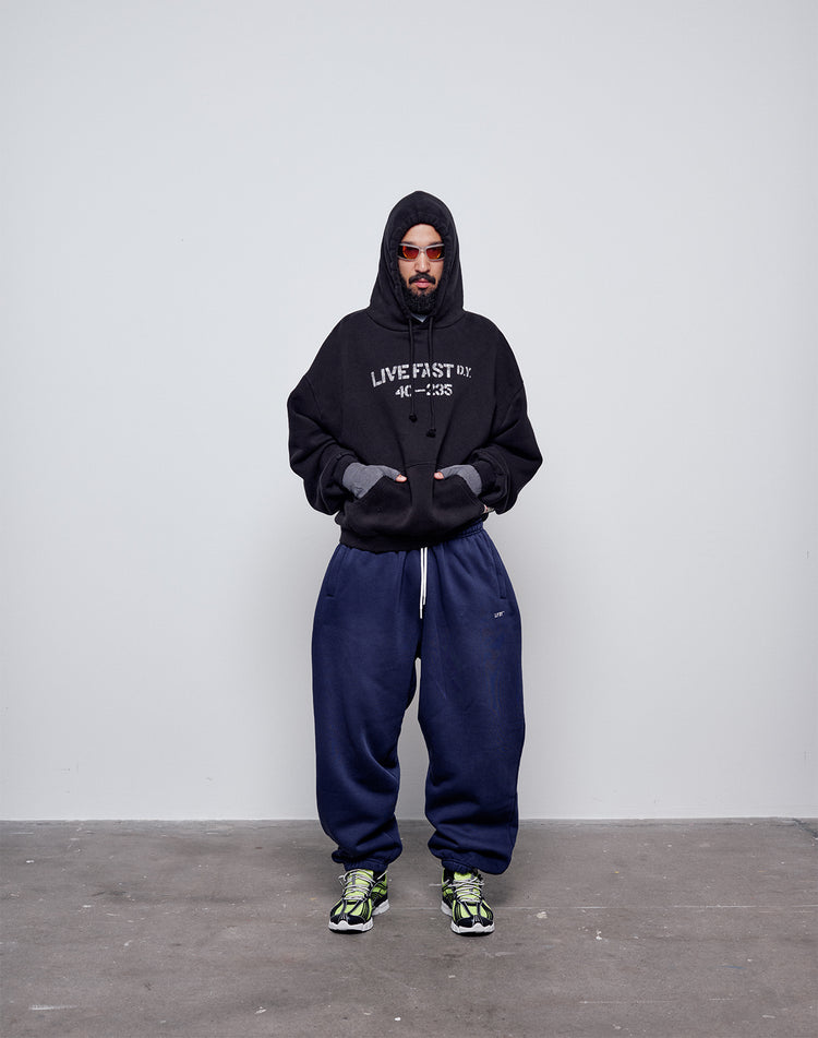Live Fast Vintage Army Hooded