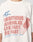 A close-up of the white LFDY Juveniles Tee by LIVE FAST DIE YOUNG, featuring red and blue “AMBITIOUS JUVENILES. LIVE FAST DIE FAST” text beside a camcorder graphic and smaller text listing the UK, Netherlands, and Germany.