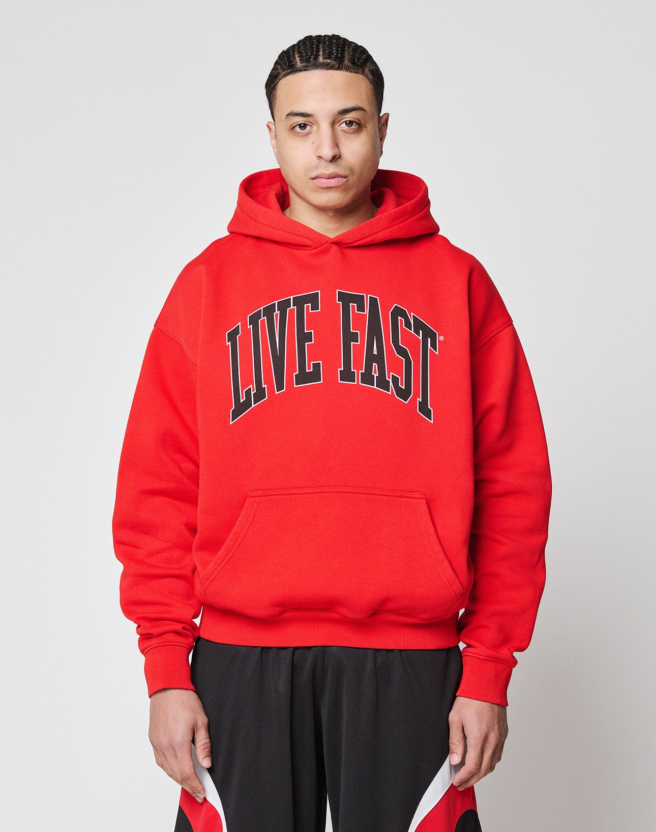 Live Fast College Hooded