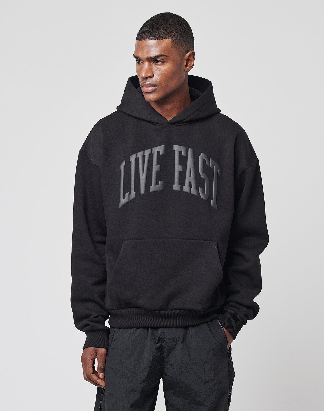 Live Fast College Hooded