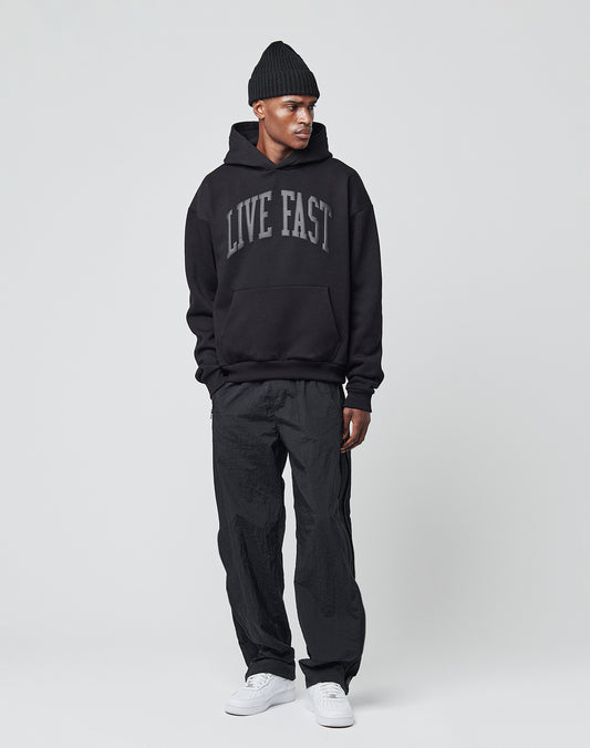 Live Fast College Hooded