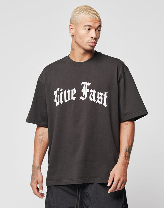 Live Fast Fractured Tee