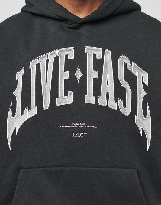 Live Fast Axe Hooded