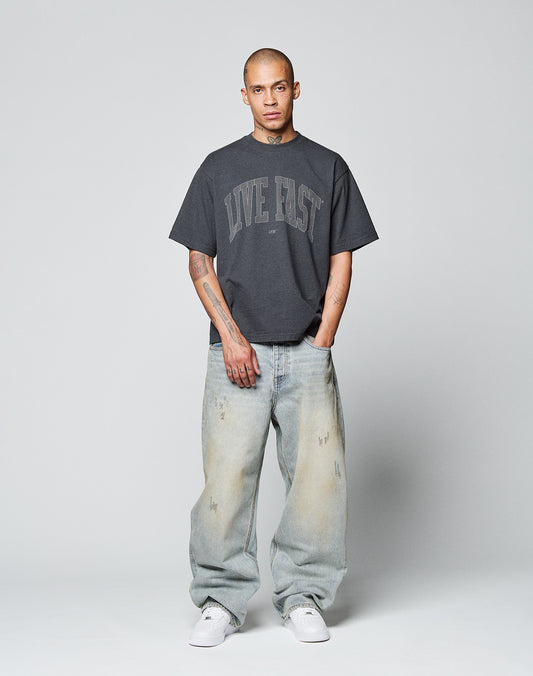 Live Fast College Tee