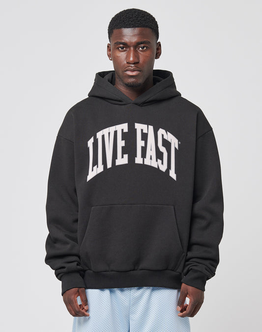 Live Fast College Hooded