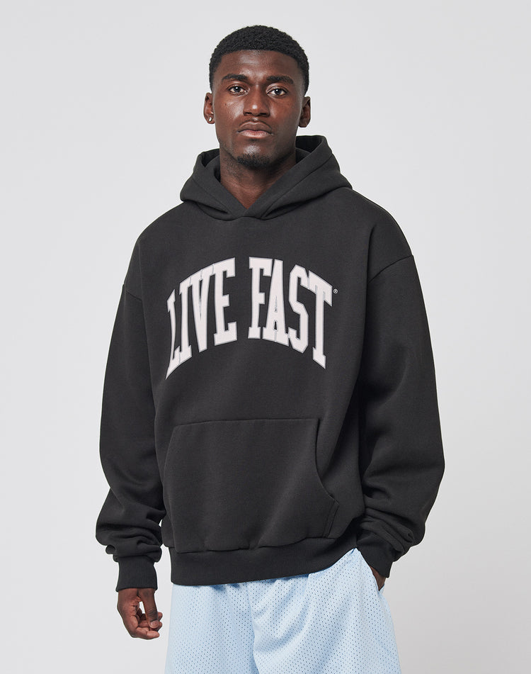 Live Fast College Hooded
