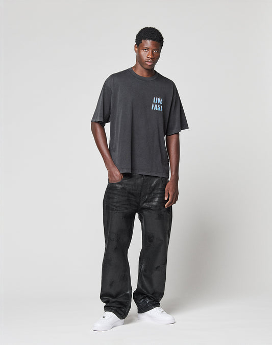 LFDY Waxed Straight Denim