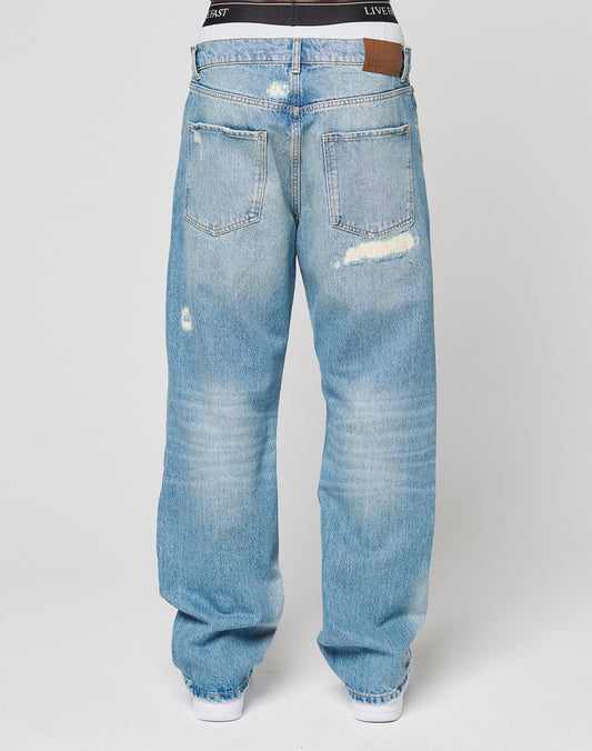 LFDY Repaired Straight Denim