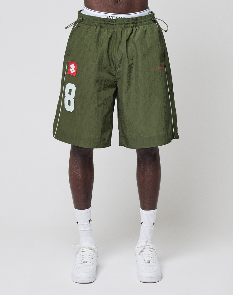 LFDY nylon track shorts
