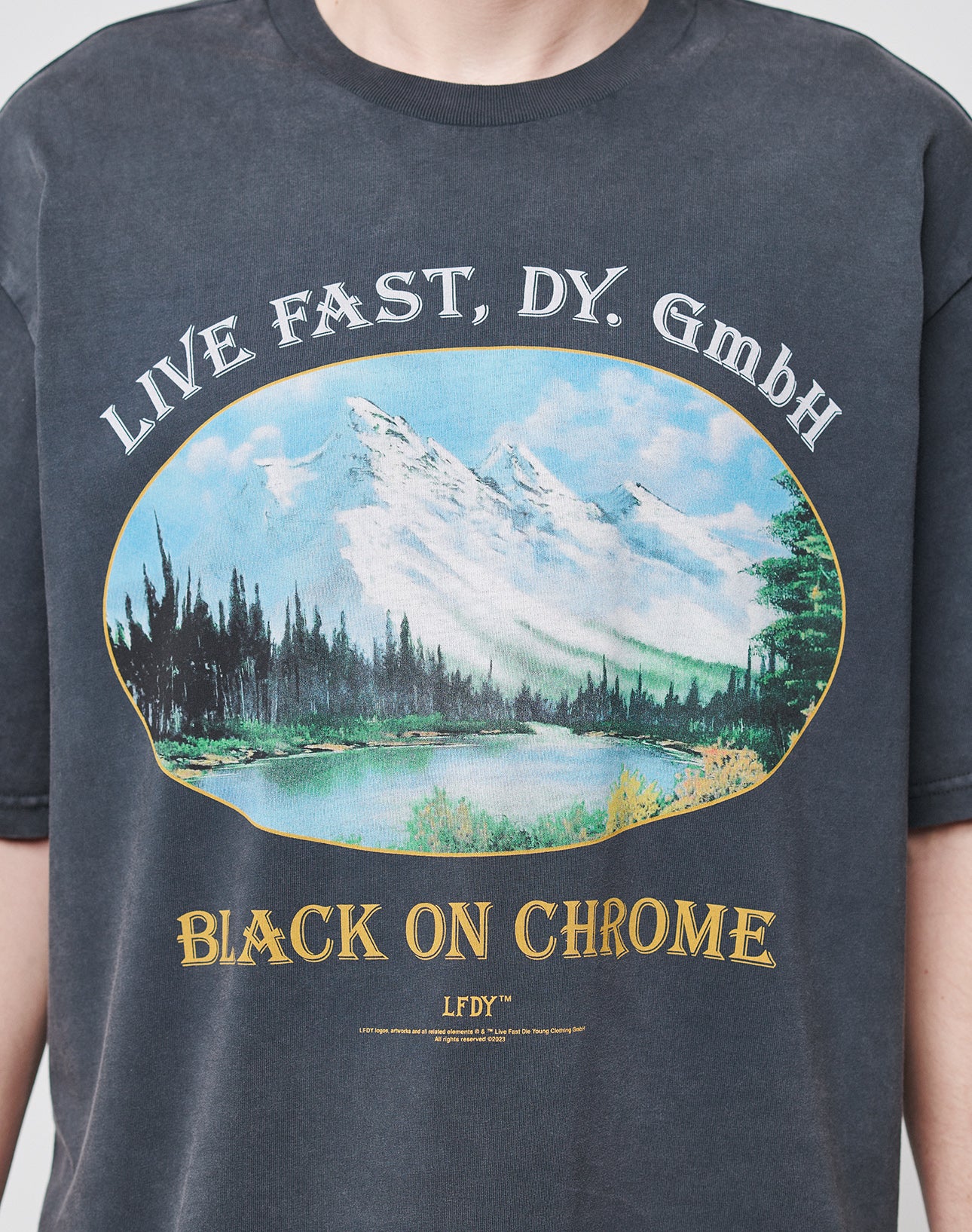 Black Chrome Tee