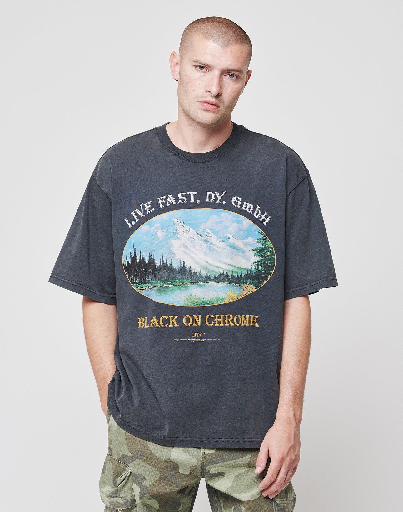 Black Chrome Tee