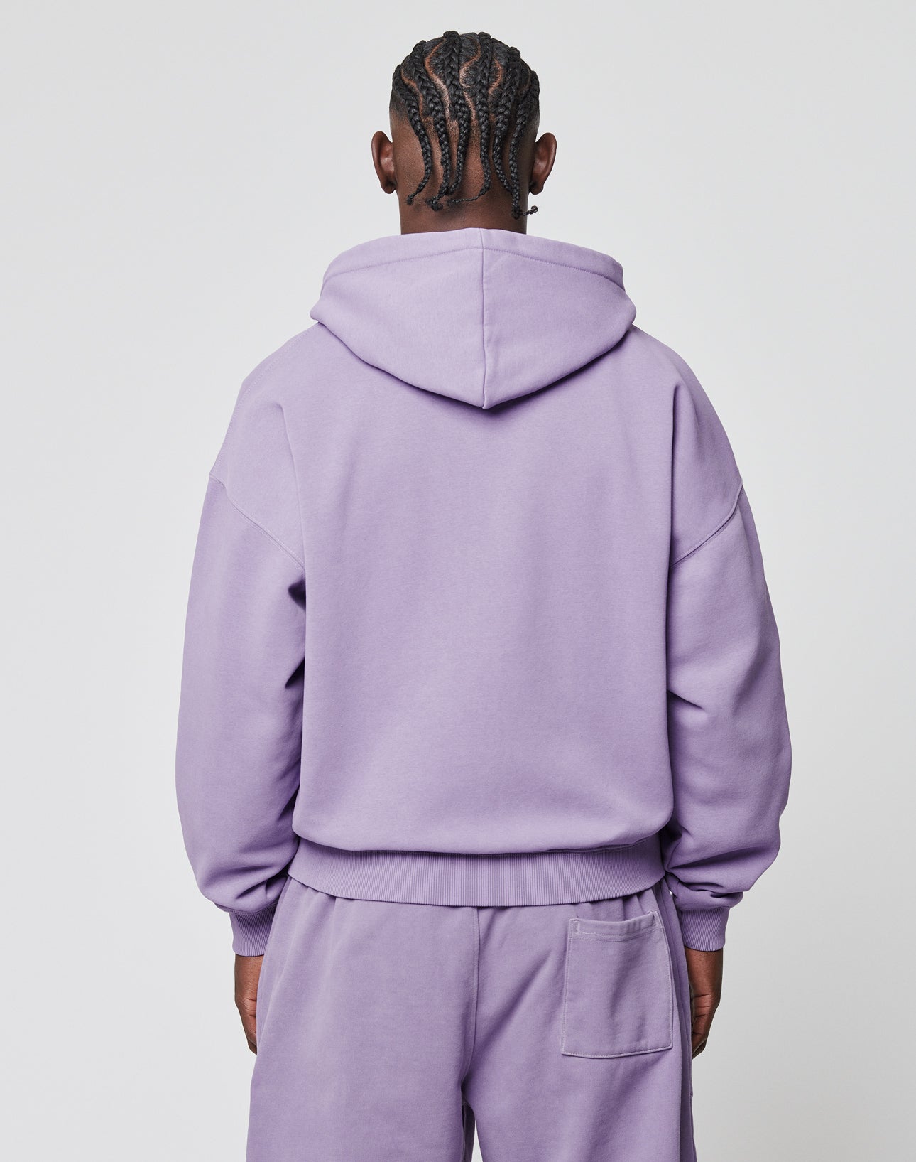 Basic Script Hooded Zip