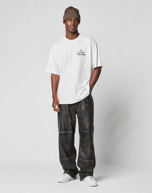Baggy Leather Pants